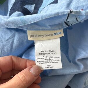 Pottery Barn Kids Shark Duvet cover Twin Size